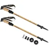 Image de Lot de 2 bâtons de randonnée en Aluminium Ultra légers et Extensibles pour randonnée, Camping et Montagne