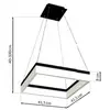 Image de Eko-Light Suspension LED Nero, plastique, noir, à 1 lampe, 32 W