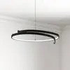 Image de Milagro Lighting Suspension LED Lorenzo, métal, noir, 4 000 K