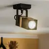 Image de Eko-Light Spot pour plafond Vidar, noir, à 1 lampe