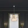 Image de Eko-Light Suspension Aspen métal chromé cristaux de verre hauteur 30 cm