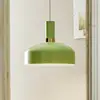 Image de Eko-Light Suspension Malmo avec abat-jour vert menthe