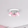 Image de Eko-Light Spot pour plafond Cloudy à 3 lampes rond rose