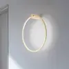 Image de Milagro Lighting Applique murale LED Saturno, dorée, Ø 50 cm, métal, 4 000 K