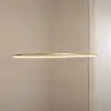 Image de Milagro Lighting Suspension LED Saturno, Ø 120 cm, dorée, à 1 lampe, 4 000 K