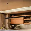 Image de Eko-Light Suspension Lungo, noir, longueur 124 cm