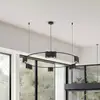 Image de Eko-Light Suspension Genesis, aluminium, noir, 15 x GU10, Ø 100 cm