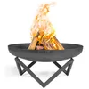 Image de CookKing Brasero Santiago Ø100 - Extérieur Barbecue Plancha - Acier de Haute Qualité - 100x100x45 cm
