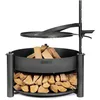 Image de Barbecue Braséro de jardin avec grille multifonctionnel «MONTANA X» de la grille 60 cm