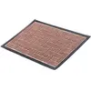 Image de KADAX Paillasson, 60 x 40 cm, Paillasson intérieur et extérieur, en Caoutchouc Lavable pour Porte d'entrée, Porte d'entrée de Maison, Paillasson en Caoutchouc, Tapis de propreté (Beige)