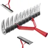 Image de KADAX Aérateur de Gazon, scarificateur Manuel pour Jardin, pelouse, Mousse, Accessoires de Jardin en métal, râteau de Coupe, cultivateur, aérateur de Gazon, scarificateur (unilatéral, sans poignée)