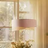 Image de Maco Design Suspension Vivien, bicolore, crème/blanc