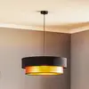 Image de Maco Design Suspension Dorina, noir/or Ø 60cm