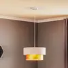 Image de Maco Design Suspension Dorina, crème/doré Ø 40cm