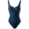 Image de AQUAWAVE Maillot de Bain Une pièce Tristina pour Femme, Myrtille/Pierre Bleue, M