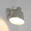 Image de SIGMA Applique murale Dunka, taupe, à 1 lampe, acier, E27, hauteur 17 cm