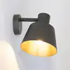 Image de SIGMA Applique murale Dunka, vert olive, à 1 lampe, acier, hauteur 17 cm