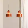 Image de SIGMA Suspension Rif 2, rouge brique, à 2 lampes, linéaire, acier