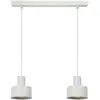 Image de SIGMA Suspension Rif 2, taupe à 2 lampes, linéaire, acier