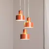 Image de SIGMA Suspension Rif 3, rouge brique, ronde, à 3 lampes, Ø 33 cm