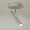 Image de SIGMA Applique murale Sopel, taupe, à 1 lampe, acier, G9, hauteur 15 cm