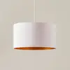 Image de Duolla Suspension Roller, blanc/doré, Ø 45 cm