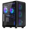 Image de ENDORFY Arx 500 ARGB, 4 Ventilateurs ARGB de 140 mm Inclus, Panneau latéral en Verre trempé, Haute compatibilité avec Divers Composants du PC | EY2A011