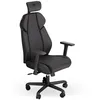 Image de ENDORFY Meta BK EY8A005 Chaise de Jeu, Chaise de Bureau, Construction Confortable, Tissu de Haute qualité, mécanisme synchronisé, vérin à gaz 4 Fois Plus élevé, EY8A005