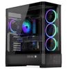Image de ENDORFY Aquarius 8000 Corona, boîtier PC ATX Fishtank, Design panoramique en Verre, AIO Max 420mm, Refroidissement CPU Max 179mm, 4 Ventilateurs Corona 120 ARGB, USB-C jusqu'à 10 Gpbs, GPU jusqu'à
