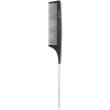 Image de T4B LUSSONI Peigne à manche antistatique et incassable en carbone avec dents fines et dents de séparation (300)