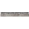 Image de SELSEY Rednaw Meuble TV Moderne avec 2 tiroirs Gris béton Éclairage LED 200 cm