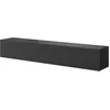 Image de Selsey Meuble TV Armoire De Télévision 175 cm Suspendu Façade Fraisée Noir Veldio