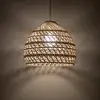 Image de Euluna Suspension BOHO, Ø 43 cm, brun naturel, rotin, E27
