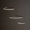 Image de Euluna Suspension LED CIRCOLO, vert olive, Ø 30/45/60 cm, à 3 lampes
