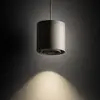 Image de Euluna Suspension Point Duo, gris satiné, acier, Ø 13 cm, GU10