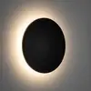 Image de Euluna Applique murale LED Aria M, noir, aluminium, Ø 18 cm