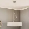 Image de Euluna Suspension Viviane avec abat-jour en tissu, blanc