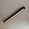 Image de Euluna Plafonnier Straight noir 122 cm