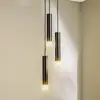 Image de Euluna Suspension Baton, noir, à 3 lampes