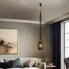 Image de Euluna Suspension Abi L en forme allongée, noir