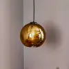 Image de Euluna Suspension Polaris, verre miroir, doré
