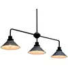 Image de Euluna Suspension Craft III en noir, à 3 lampes