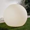 Image de Euluna Lampe sphérique Cumulus XL, Ø 80 cm, blanche, plastique IP44 E27