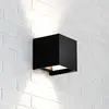 Image de MCJ Applique murale Zuza 2, noir, métal, quatre ailes, 10 cm, G9