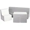 Image de Velinda Ensemble de Meubles en éco-Cuir Chambre Enfant: Fauteuil+canapé+Pouf dépliant (Couleur: Blanc,Gris)