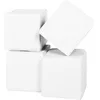 Image de Velinda Cubes - Lot de 4 Blocs en Mousse pour Jouer à la crèche (Couleur: Blanc)