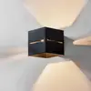 Image de SOLLUX LIGHTING Applique murale Top up/down, corps noir
