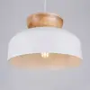 Image de SOLLUX LIGHTING Suspension Marion, Ø 29,5 cm, bois, acier