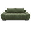 Image de Windsor & Co - Canapé convertible avec coffre de rangement Cirrus vert - 215x112x90 cm OS