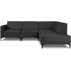 Image de Calme Jardin - Canapé d'angle droit extérieur kos 5 places anthracite - 73x203x248 cm OS